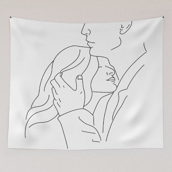 Item preview, lovers' embrace designed and sold by Olga Berlet.