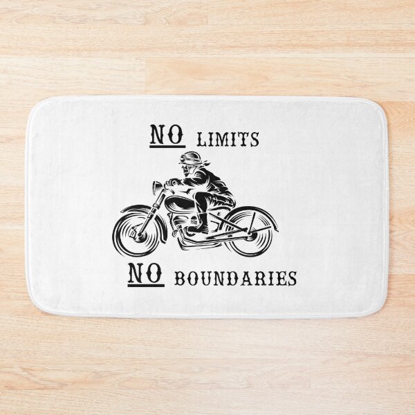 Item preview, No Limits No Boundaries designed and sold by BikersIslandTM.