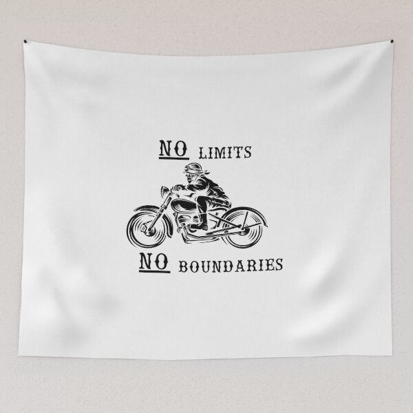 Item preview, No Limits No Boundaries designed and sold by BikersIslandTM.