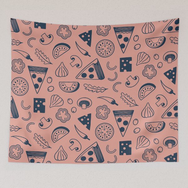 Item preview, Pizza Pattern - Pink designed and sold by joizart.