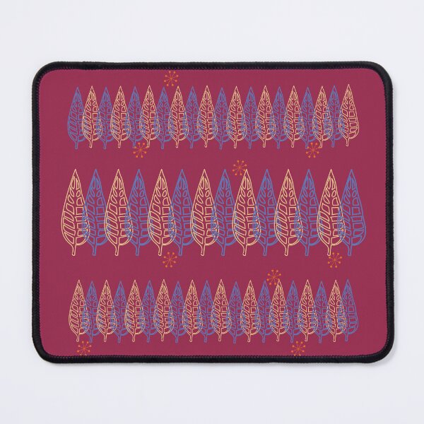 Item preview, Mid Century Modern Nature Ash leaves in Autumn park designed and sold by simon-r-carter.