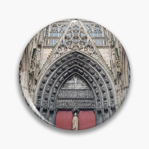 Item preview, Notre Dame de Rouen red door designed and sold by psychoshadow.