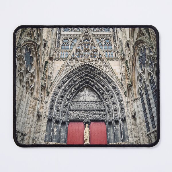 Item preview, Notre Dame de Rouen red door designed and sold by psychoshadow.