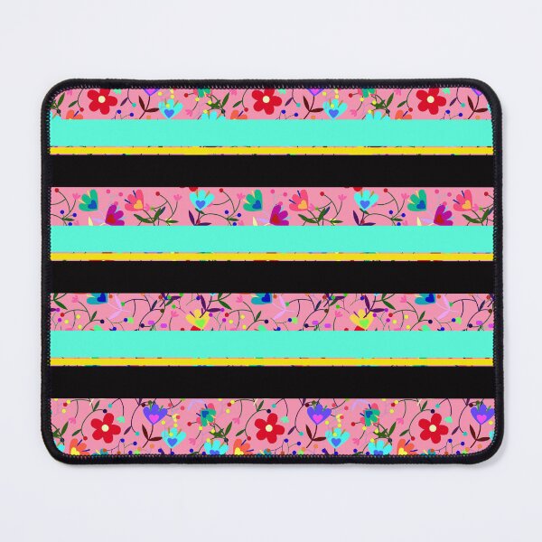 Item preview, Floral Stripes designed and sold by PatternTitan.