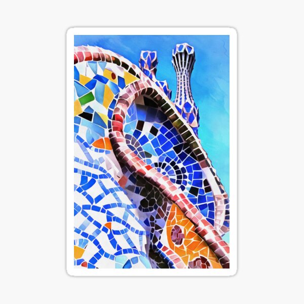 Item preview, Gaudi Barselona mosaic designed and sold by Shevi.