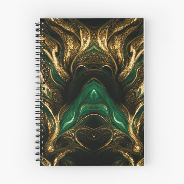 Item preview, Green and Gold Paint Pattern designed and sold by zoldi.