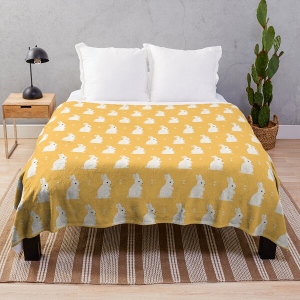 Item preview, Rabbits on yellow designed and sold by reneesillus.