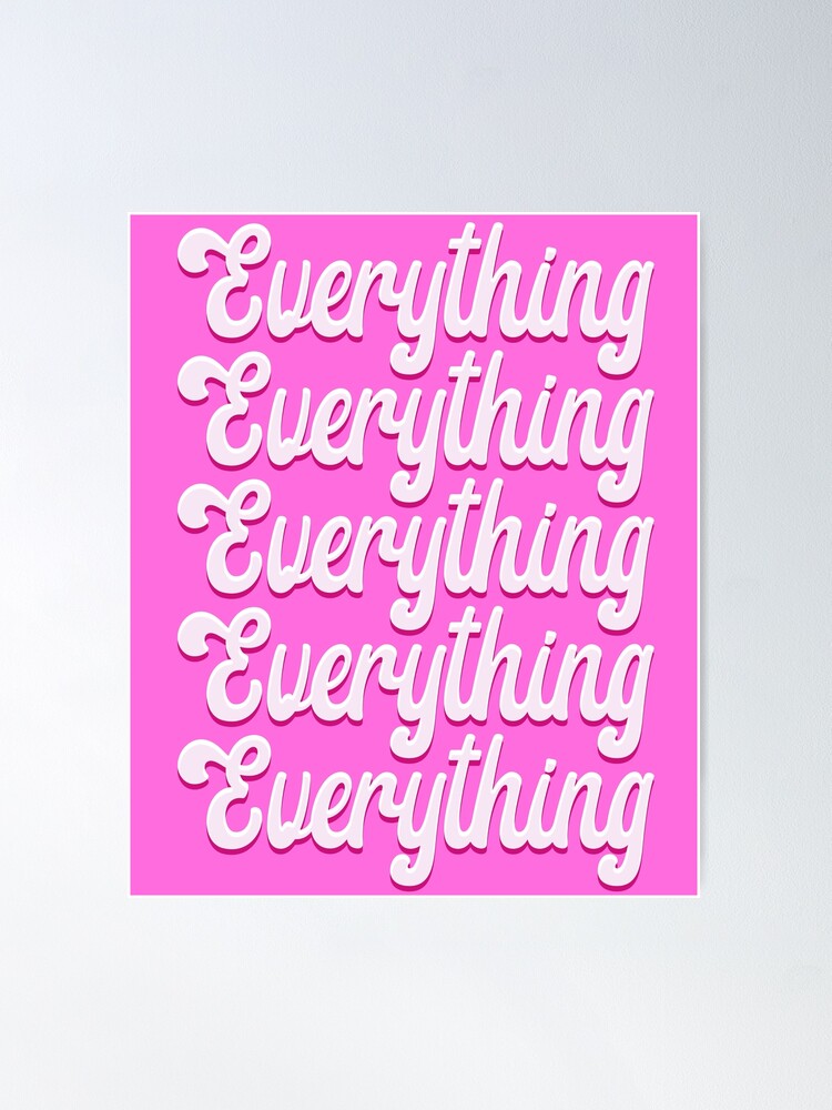 Everything Pink Stickers