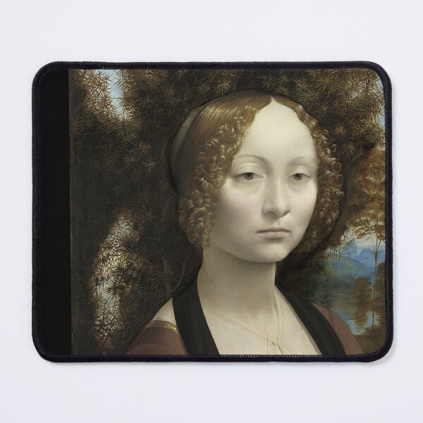 Item preview, Leonardo da Vinci Ginevra de’ Benci (obverse)  designed and sold by TeeARTHY.