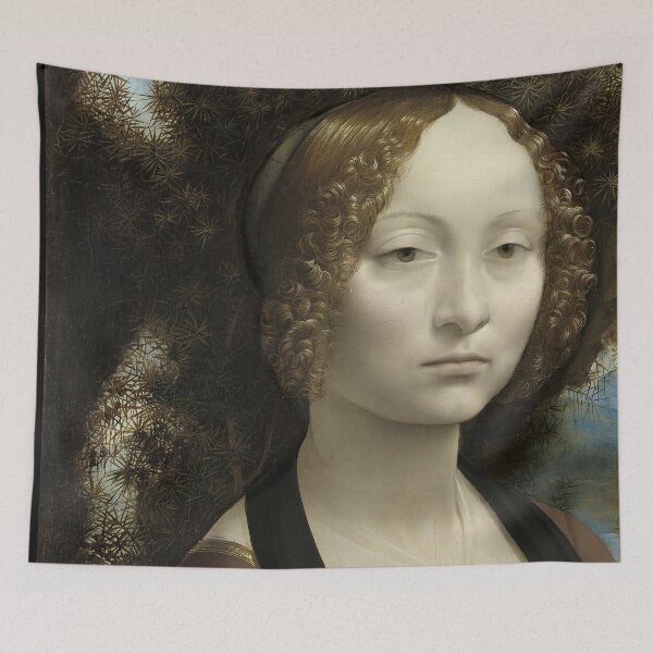 Item preview, Leonardo da Vinci Ginevra de’ Benci (obverse)  designed and sold by TeeARTHY.