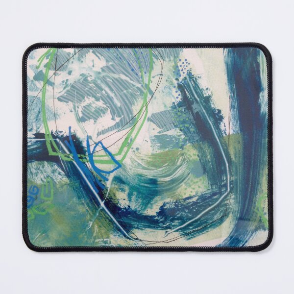 Item preview, Blue Lagoon - Abstract Expressionism designed and sold by SarahRussellArt.