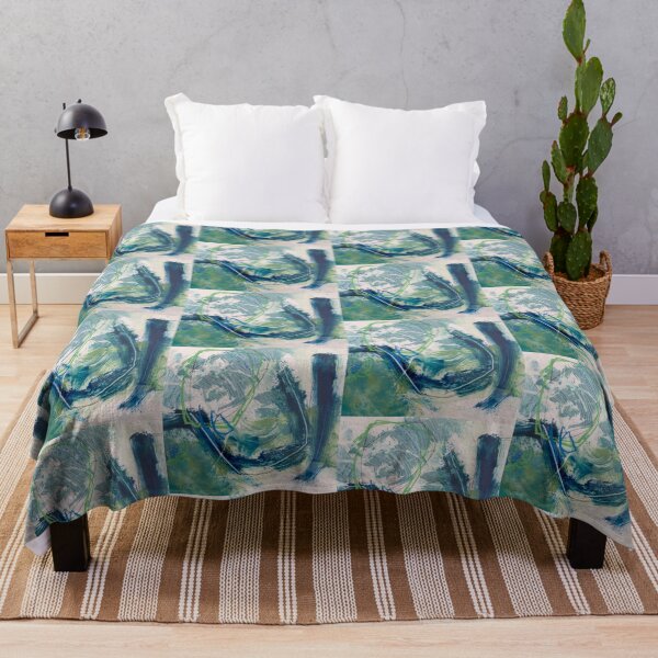 Item preview, Blue Lagoon - Abstract Expressionism designed and sold by SarahRussellArt.