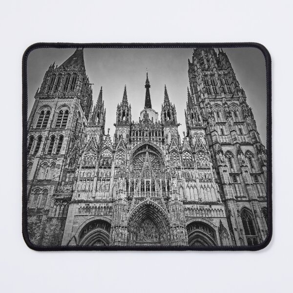 Item preview, Notre Dame de Rouen black and white designed and sold by psychoshadow.