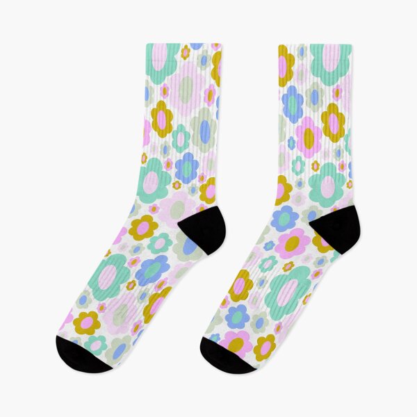 Item preview, 60s Flowers - Cosmic Pastel designed and sold by KBurnsArt.