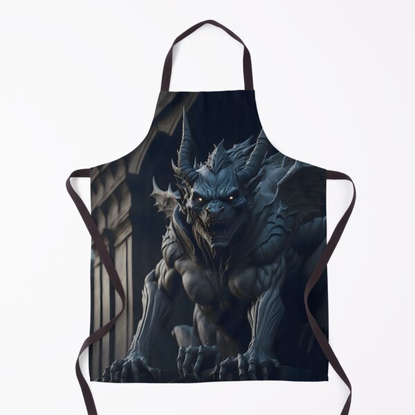 Item preview, Gargoyle with glowing eyes perched on a building designed and sold by magikman65.