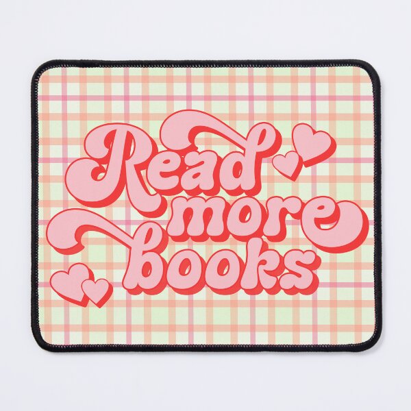 Item preview, Read More Books - Books Lover Quote Red Retro Typography designed and sold by Cawaiico.