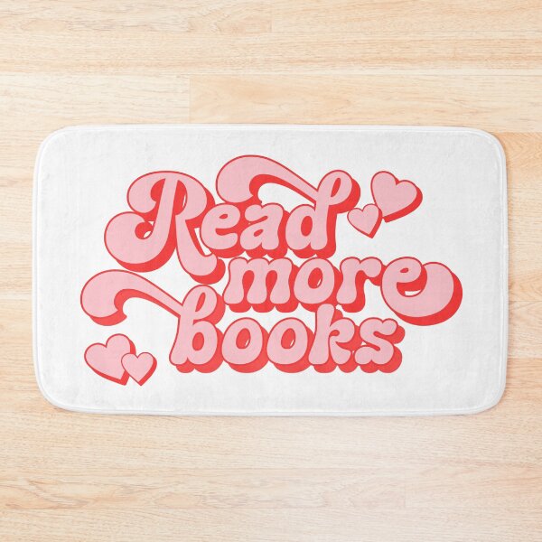 Item preview, Read More Books - Books Lover Quote Red Retro Typography designed and sold by Cawaiico.