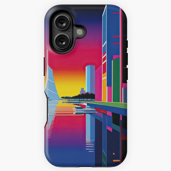 Vista previa del artículo con la obra «Paisaje urbano estilo Hiroshi Nagai», diseñado y vendido por Graphiqly.
