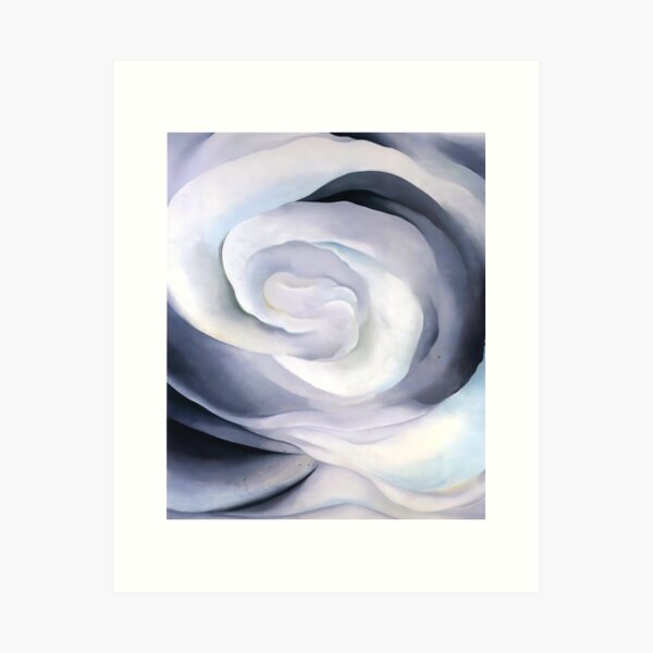Item preview, abstraction white rose by Georgia O'Keeffe designed and sold by Artcol.