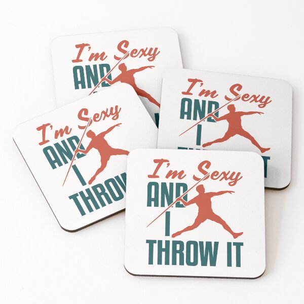 Item preview, I'm Sexy and I Throw It Javelin designed and sold by jaygo.