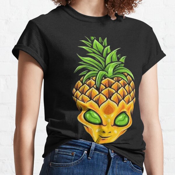 Alien Pineapple T-Shirts for Sale