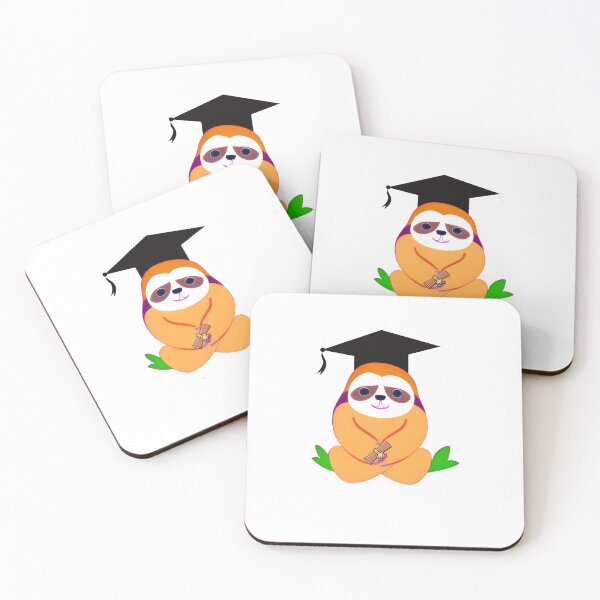 Item preview,  nap periodically funny graduate sloth holding a degree designed and sold by Shimizite Art.