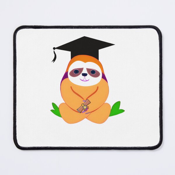 Item preview,  nap periodically funny graduate sloth holding a degree designed and sold by Shimizite Art.