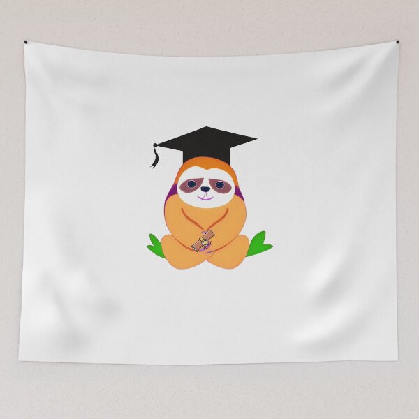 Item preview,  nap periodically funny graduate sloth holding a degree designed and sold by Shimizite Art.