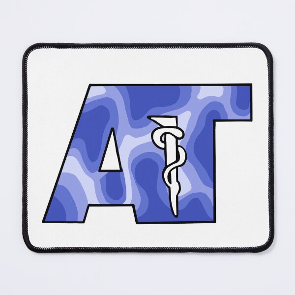 Item preview, Athletic Training Logo Blue Lava designed and sold by rosiepiscitello.