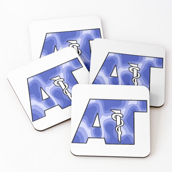 Item preview, Athletic Training Logo Blue Lava designed and sold by rosiepiscitello.