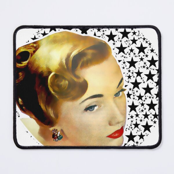 Item preview, Woman profile with background stars designed and sold by gowimi9.