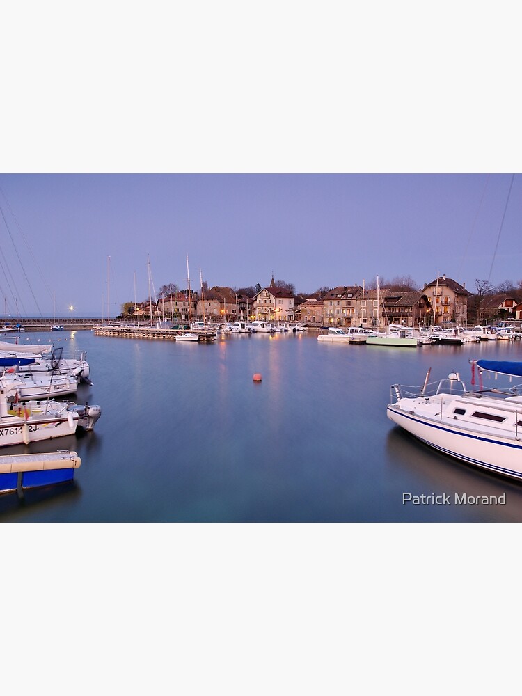 Thumbnail 3 of 3, Photographic Print, Dusk light on Nernier harbor designed and sold by Patrick Morand.