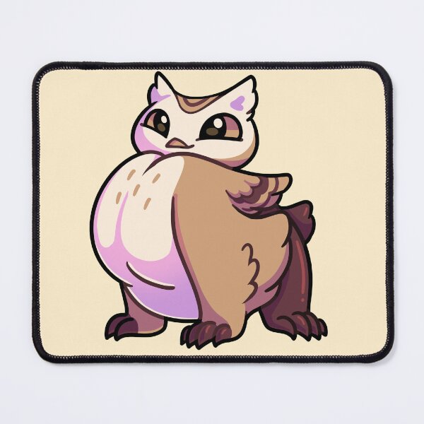 Item preview, Cute Puffed Up Barn Owlbear designed and sold by AnomaLace.