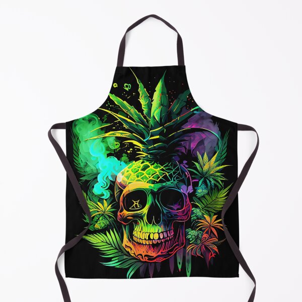 Item preview, Tropical Skull with Trippy Flame Design designed and sold by MindWave THC.