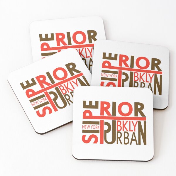 Item preview, Superior New York Brooklyn Typographic Design designed and sold by deepakrode7.