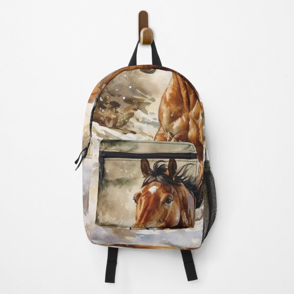 Item preview, Horse running on snow Painting designed and sold by zoldi.