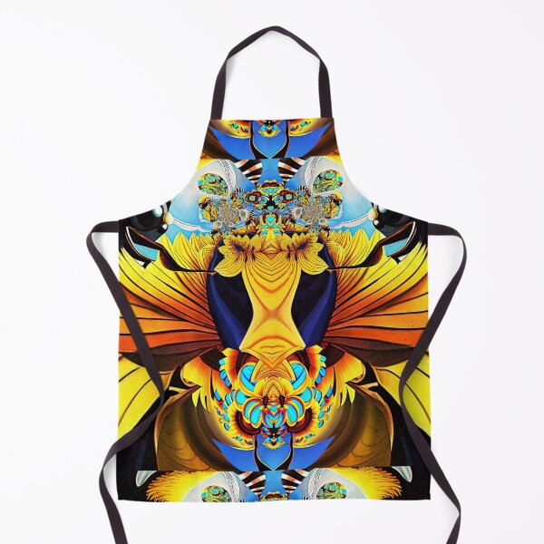 Item preview, *Funny Abstract Bee On A Sunflower Summer Blue Sky Painting* designed and sold by Ralek.