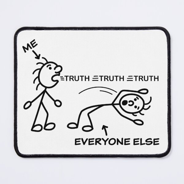 Item preview, Stick Man Truth designed and sold by SkippingBeats.