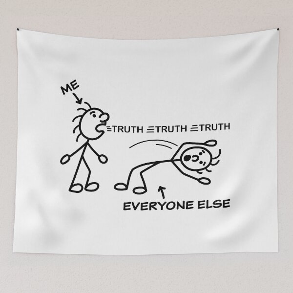 Item preview, Stick Man Truth designed and sold by SkippingBeats.