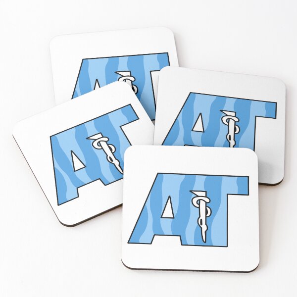 Item preview, Athletic Training Logo Blue Wave stripe designed and sold by rosiepiscitello.