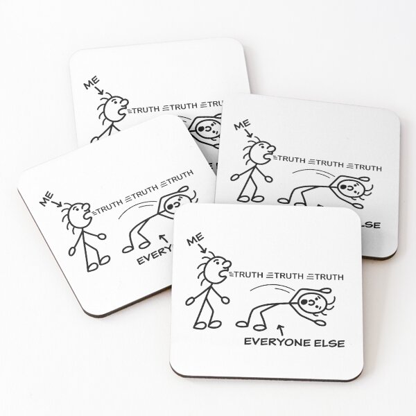 Item preview, Stick Man Truth designed and sold by SkippingBeats.