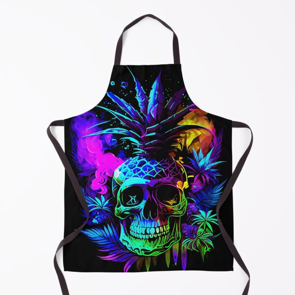 Item preview, Tropical Skull with Trippy Flame Design designed and sold by MindWave THC.