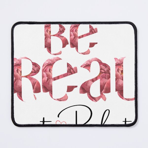 Item preview, Be Real Not Perfect Design designed and sold by RedArtG09.