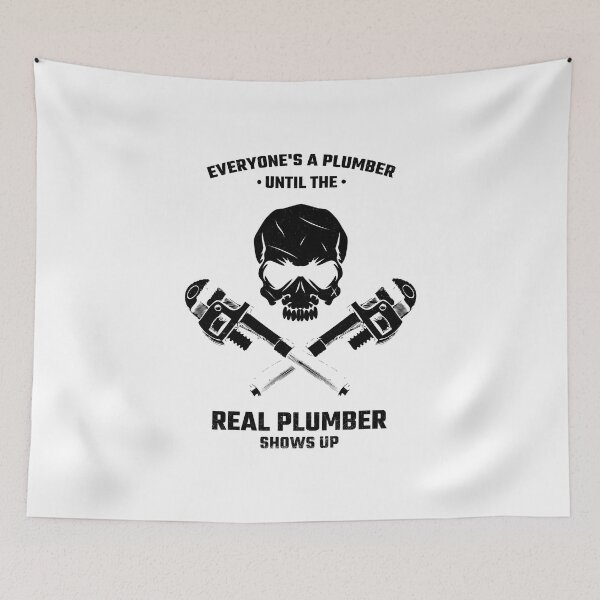 Item preview, funny plumber quote plumber quotes designed and sold by WangsArt.
