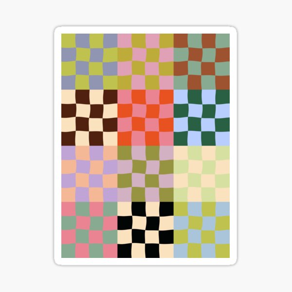 Item preview, Colorful Checkerboard designed and sold by Ayoub14.