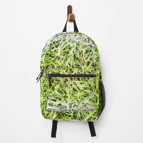 Item preview, Green Grass Art Background Digital AI Work designed and sold by NeonAbstracts.