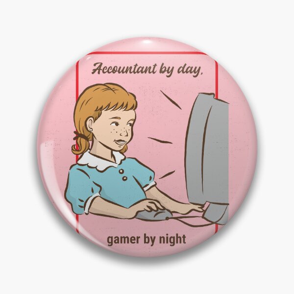 Item preview, Accountant by Day, Gamer by Night designed and sold by Winter--Flowers.