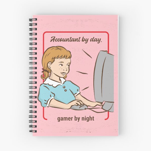 Item preview, Accountant by Day, Gamer by Night designed and sold by Winter--Flowers.