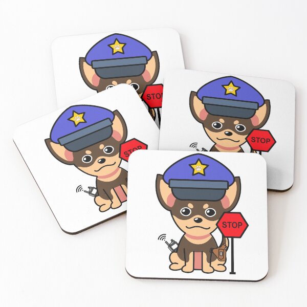 Item preview, Funny Small dog police designed and sold by Pet Station.