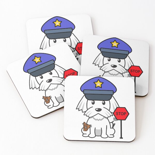 Item preview, Funny White dog Police designed and sold by Pet Station.